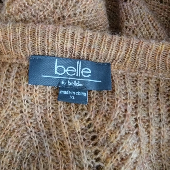 NWOT Belle by Belldini brownish sweater - Picture 2 of 4
